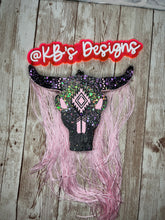 Load image into Gallery viewer, Black & Pink Bullhead Freshie