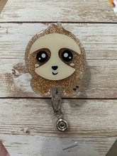 Load image into Gallery viewer, Baby Sloth Badge Reel
