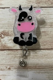 Cow Badge Reel