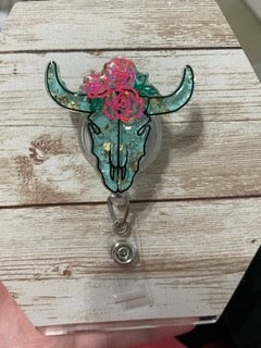 Bull Head Badge Reel