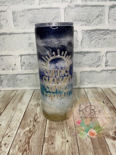 Blue Beach Tumbler