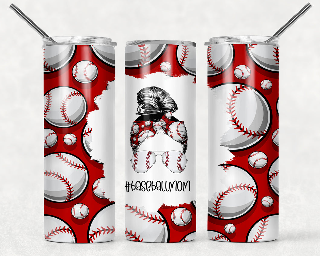 Baseball Mom Sublimation Tumbler