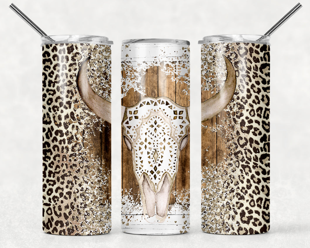 Bullhead and Leopard Sublimation Cup