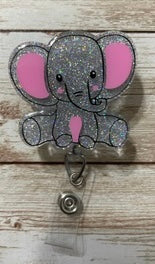 Elephant Badge Reel