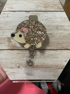 Hedgehog Badge Reel